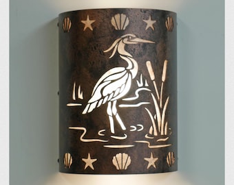 Nautical and Coastal Style Lighting with Crane and Reeds Design- Made In America - Coastal Decor, Nautical Lanterns, Nautical Style
