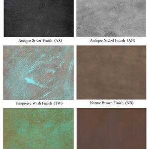 More color finishes for our southwestern, western, rustic and nautical style lighting.