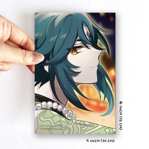Cartão Postal Genshin Xiao [Kanomatsu]