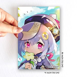 Carte postale Qiqi d'anniversaire de Genshin [Kanomatsu]
