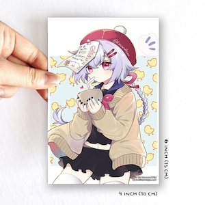 Cartão postal casual Genshin Qiqi [Kanomatsu]
