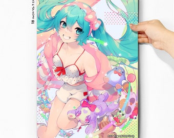 Vocaloid Room Wear Miku Poster [Mazamuno]