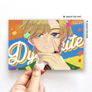 Cartão postal do BTS Dynamite V [Riyumii]