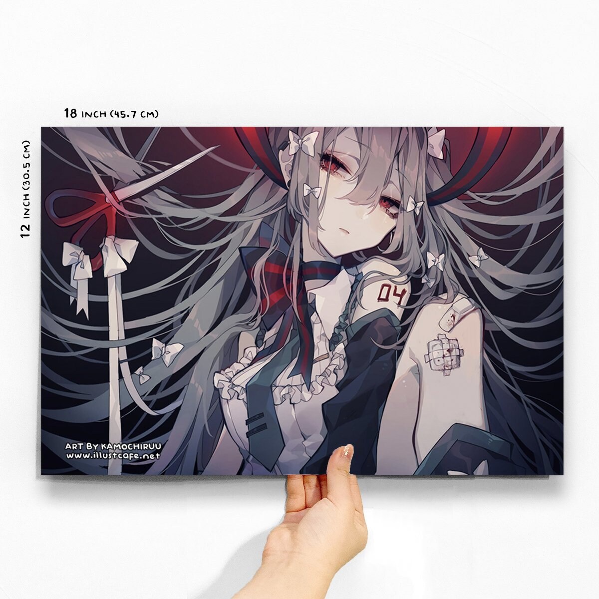 Hatsune Miku Poster Kamochiruu Etsy Norway