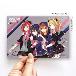 Love Live Niko x Maki x Eli x Honoka Postkarte [Riyumii]
