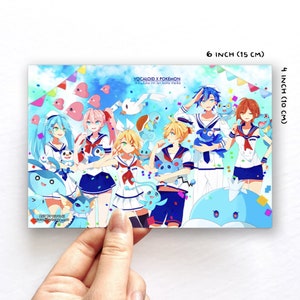 Carte postale Vocaloid x Pokemon [Riyumii]