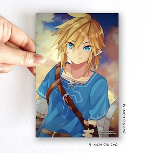 Carte postale TLOZ : Breath of the Wild Link [Riyumii]