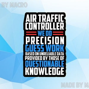 Air Traffic Controller Die Cut Sticker