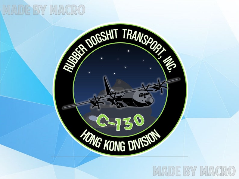 C-130 Vinyl Morale Sticker - Etsy