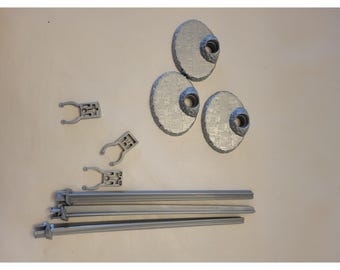 Monster High Doll Stand Lot 3 Boo York Boo York Silver Girl Stands