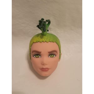 2008 FIRST WAVE Monster High Doll Deuce Gorgon green hair boy HEAD