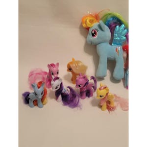 My Little Pony G4 Main Six Lot READ MLP FIM Mane 6 Brushable 3