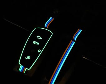 Funda para llave BMW plateada: Serie 1, 3, 5, 7, X1, X3, X4, X5, F10, F15, F16, F20, F30, F18, F25, M3, M4, E34, accesorios para coche