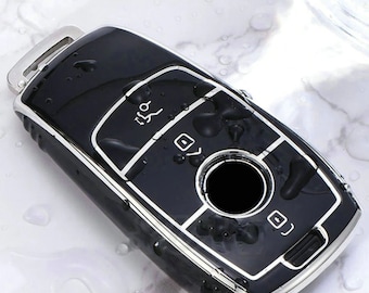 Funda para llave remota de coche Mercedes Benz, regalo para hombre y mujer.
