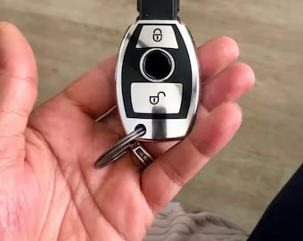 Funda de TPU suave para llave de coche Mercedes Benz de 2 botones para A, B, G, R, Clase G, GLA, GLK, W176, W204, W251 y W463, accesorios para llavero.
