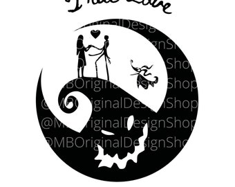 Jack and Sally Skellington