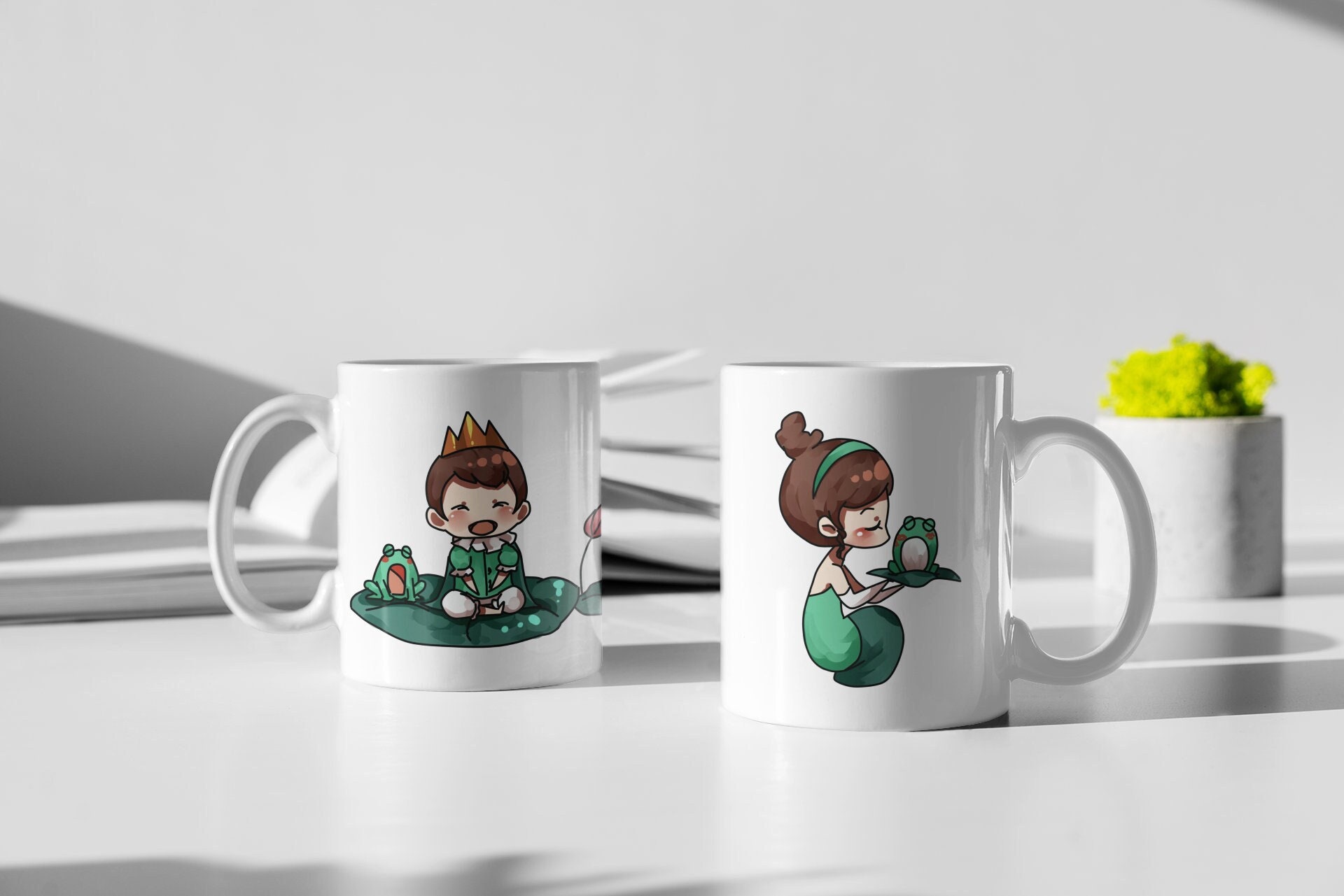 Mug Personnalisé Prince, Princesse et Grenouille