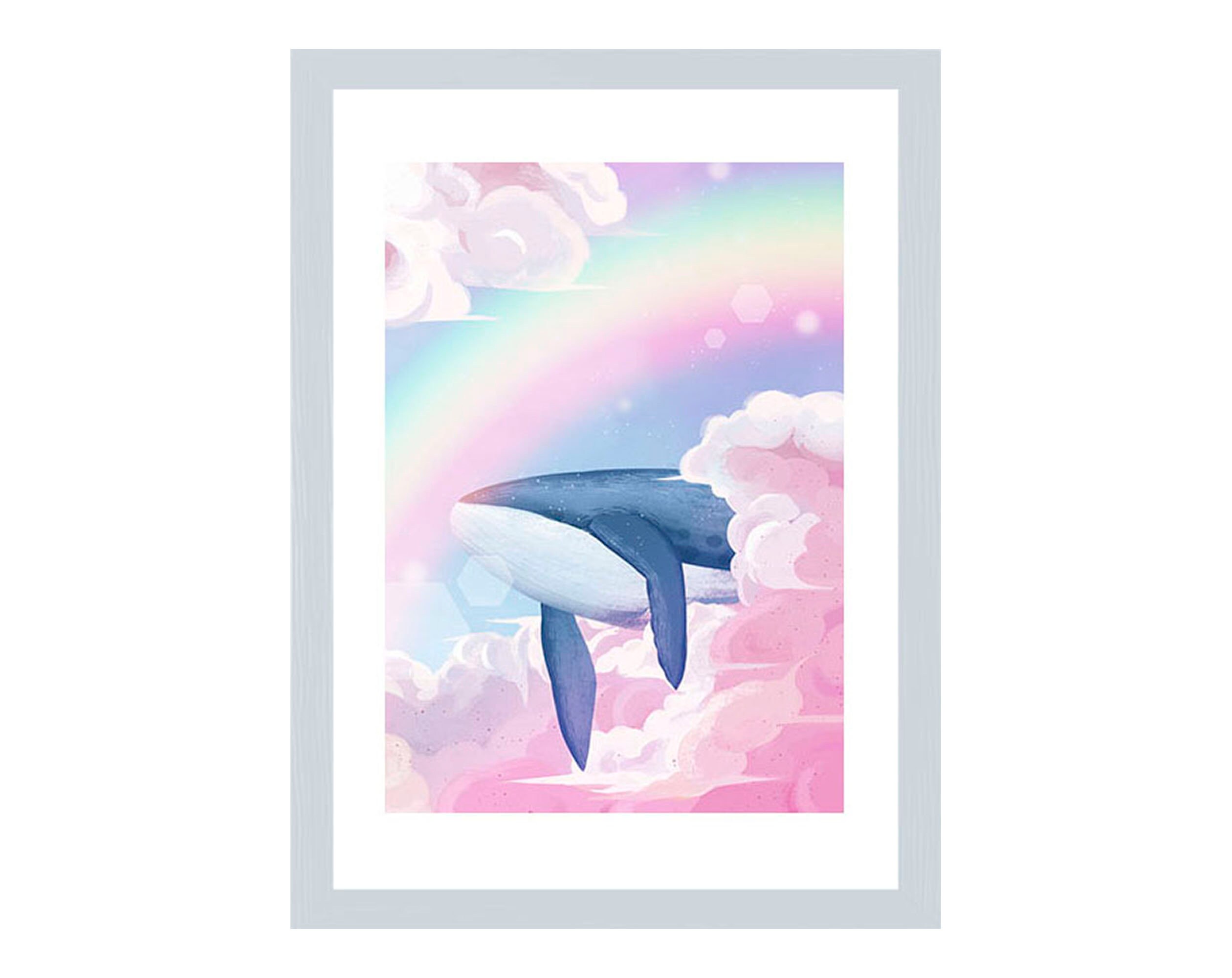 Cadre en Bois Gris Souris Pour Poster Format A5 Au A2 Fabriqué Bretagne