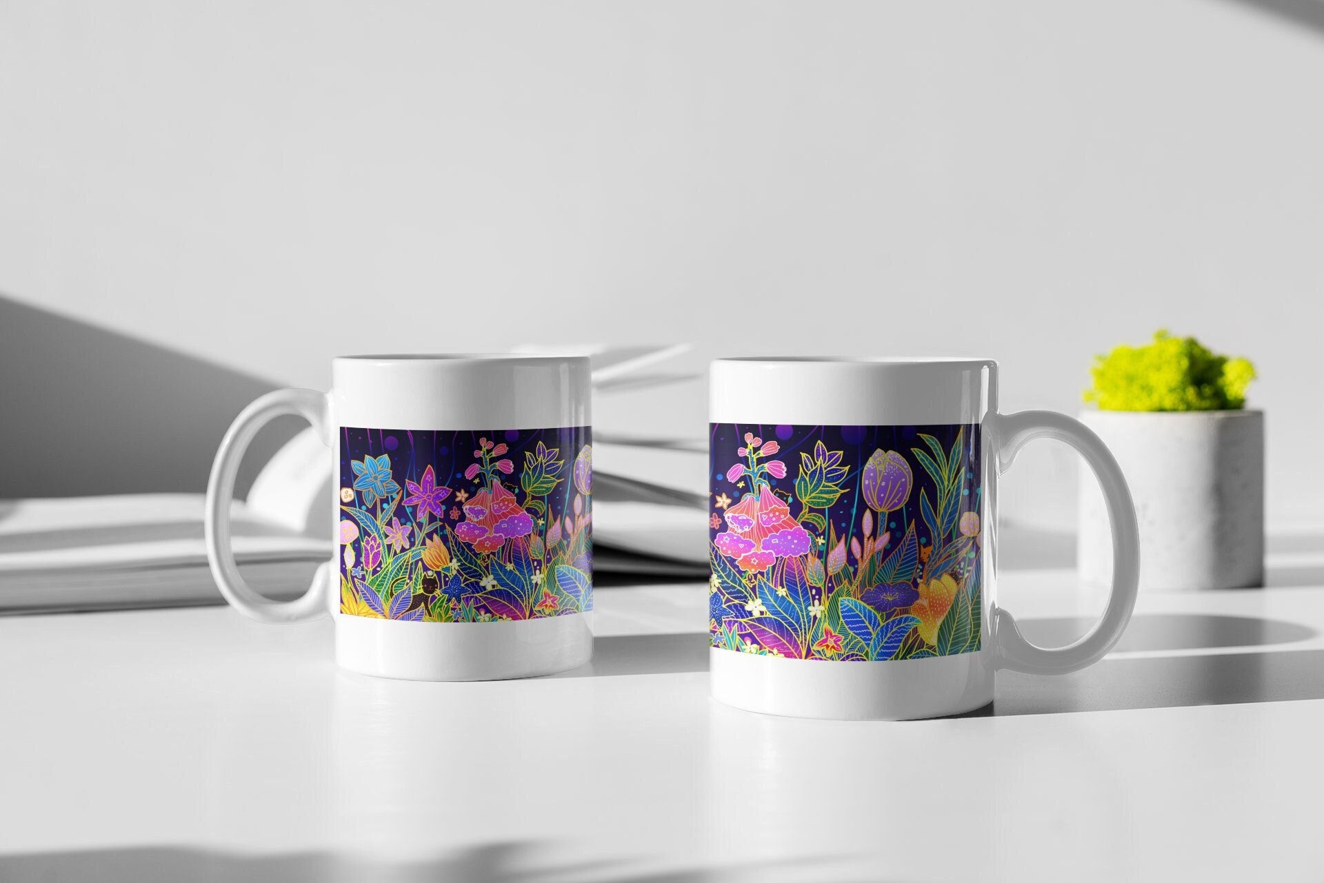 Mug Personnalisé Champ de Fleurs