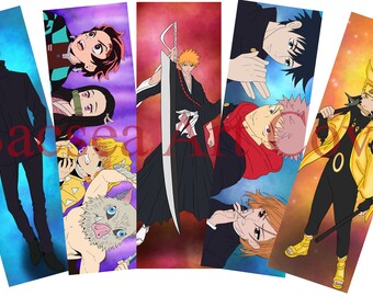 naruto bookmark etsy