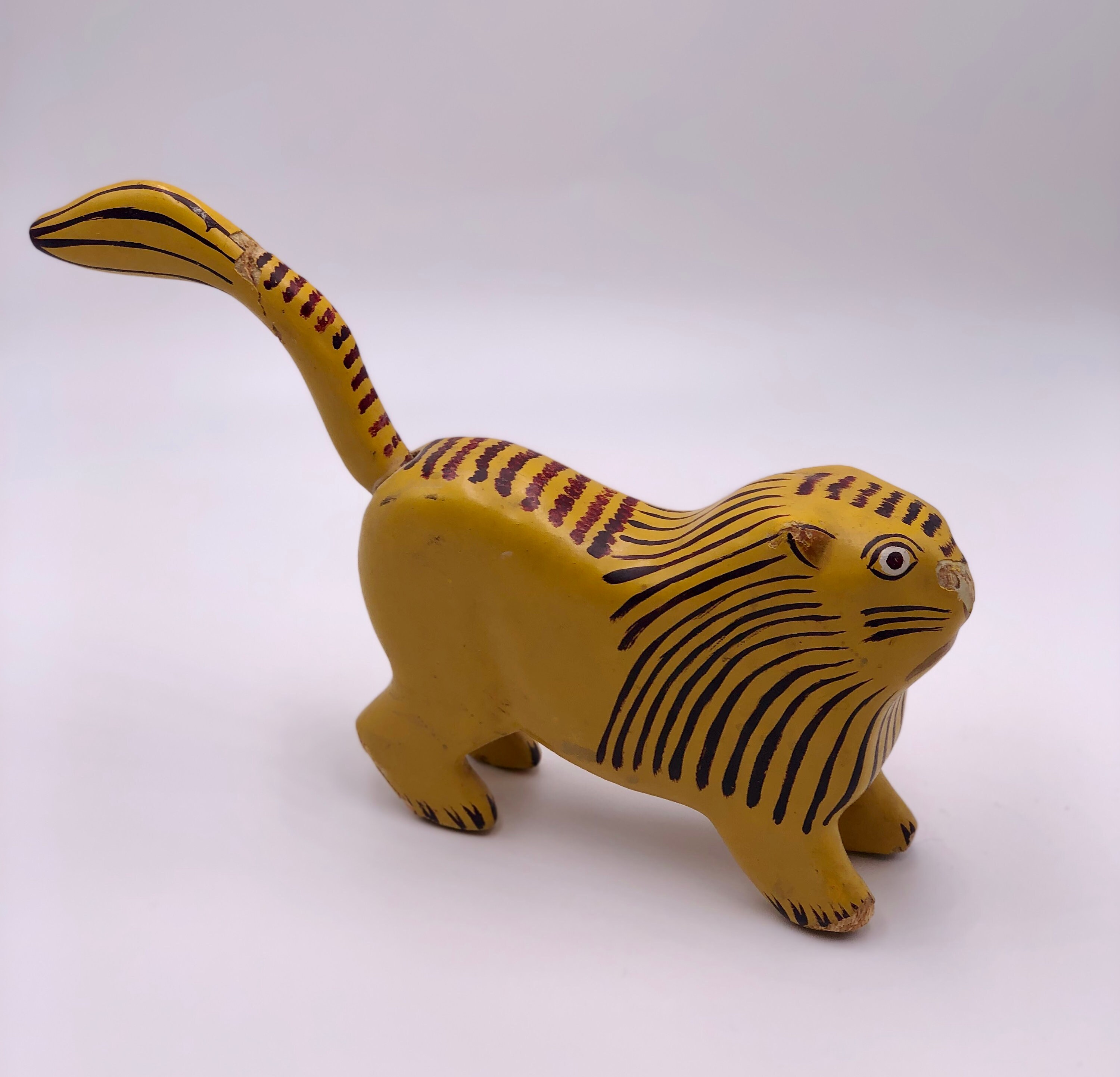 Folk Art Lion from Mexico Etsy