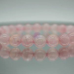 Rose Quartz Crystal Bracelet, Rose Quartz, Rose Quartz Healing Bracelet, Crystal Healing Bracelet, Pink Crystal Bracelet, Love Bracelet