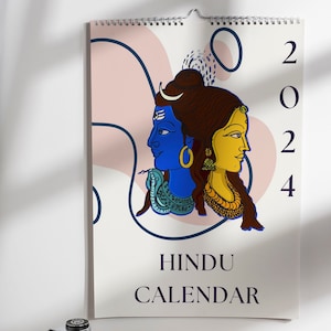 Hindu Calendar 2024 With All Hindu Festival Dates and Lunar Phases