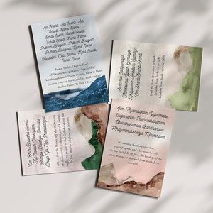 12 cartas de mantra sánscrito con traducción al inglés / Mantra Flashcards / Mantra Card Deck / Yoga, Meditación Mindfulness Regalo de yoga imprimible