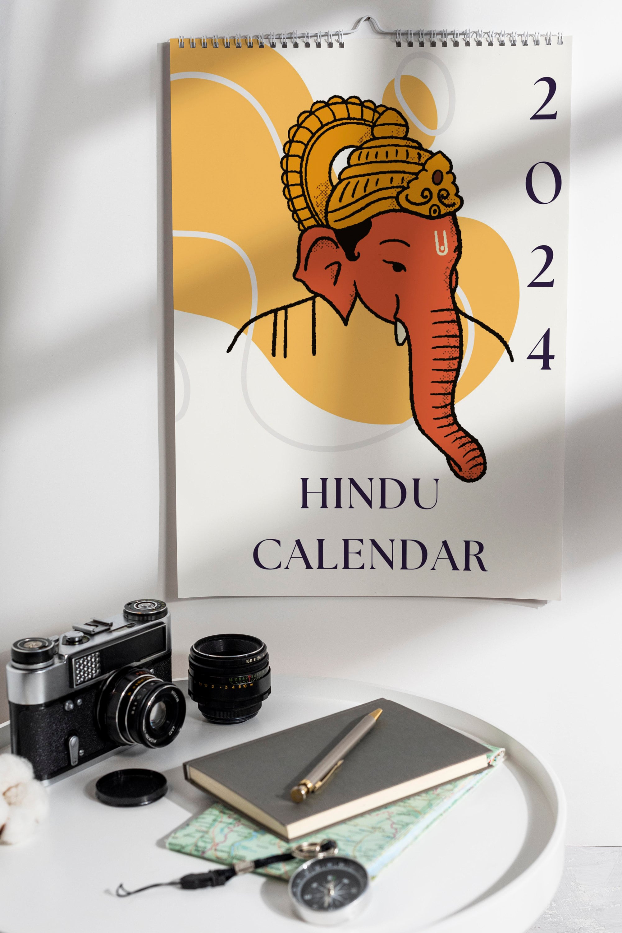 Hindu Calendar 2024 With All Hindu Festival Dates and Lunar Phases