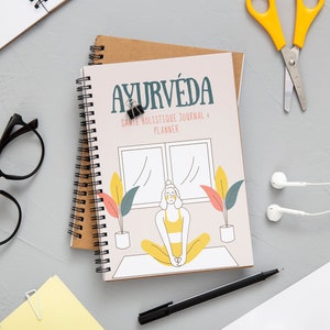 Ayurveda Planner Workbook 2026 In French, Self Care Gift Box, Holistic Health Planner, Journal lifestyle Body Mind Spirit Wellness Package