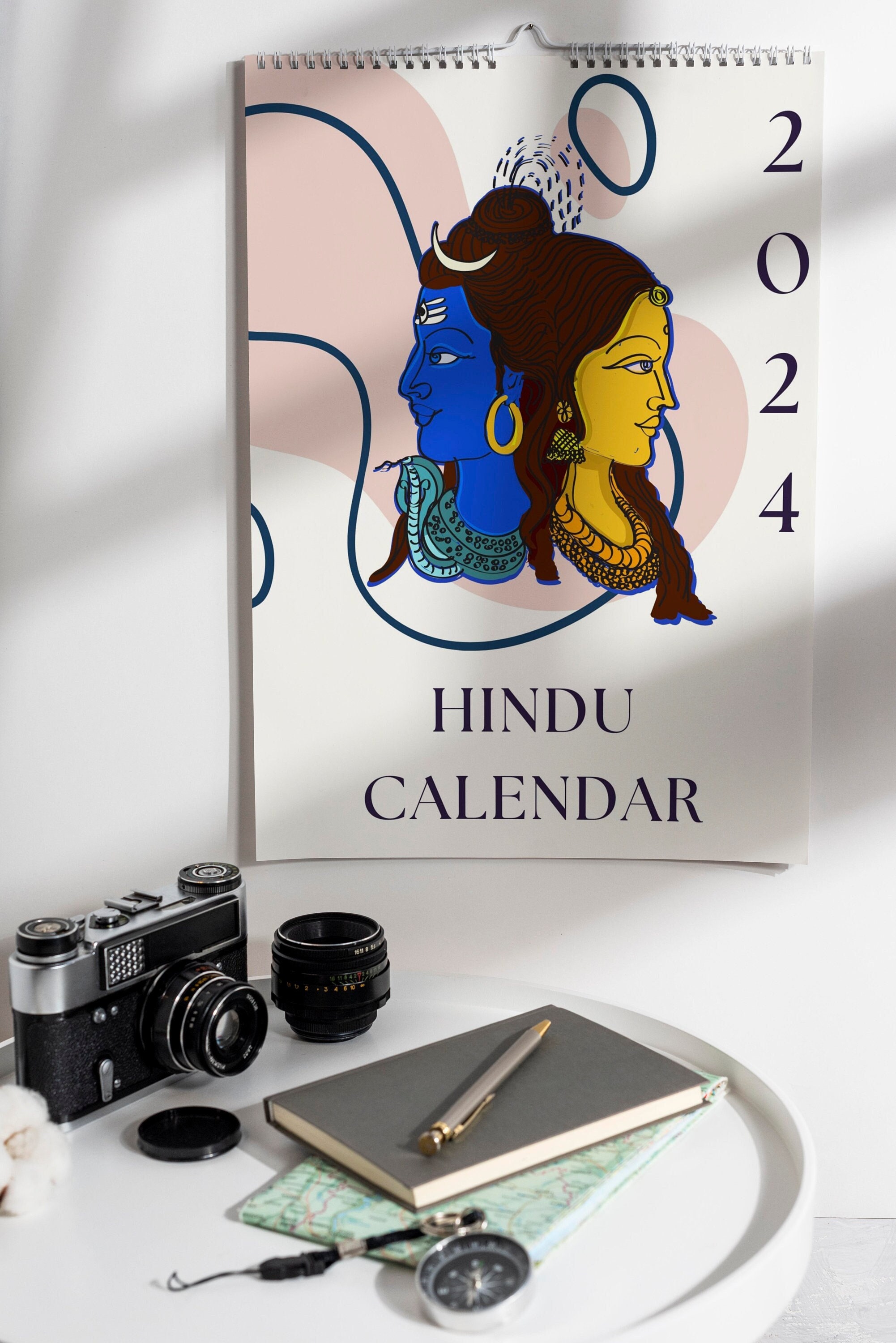 Hindu Calendar 2025 With All Hindu Festival Dates and Lunar Phases