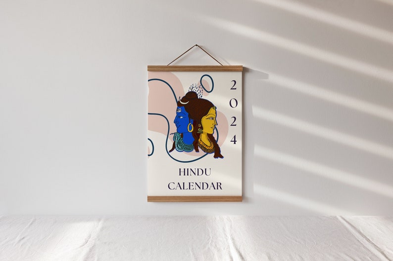 Hindu Calendar 2024 With All Hindu Festival Dates and Lunar Phases