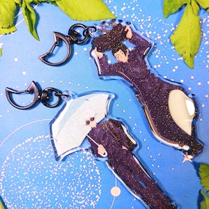 Jujutsu Kaisen Gojo Geto Glitter Acrylic Keychain