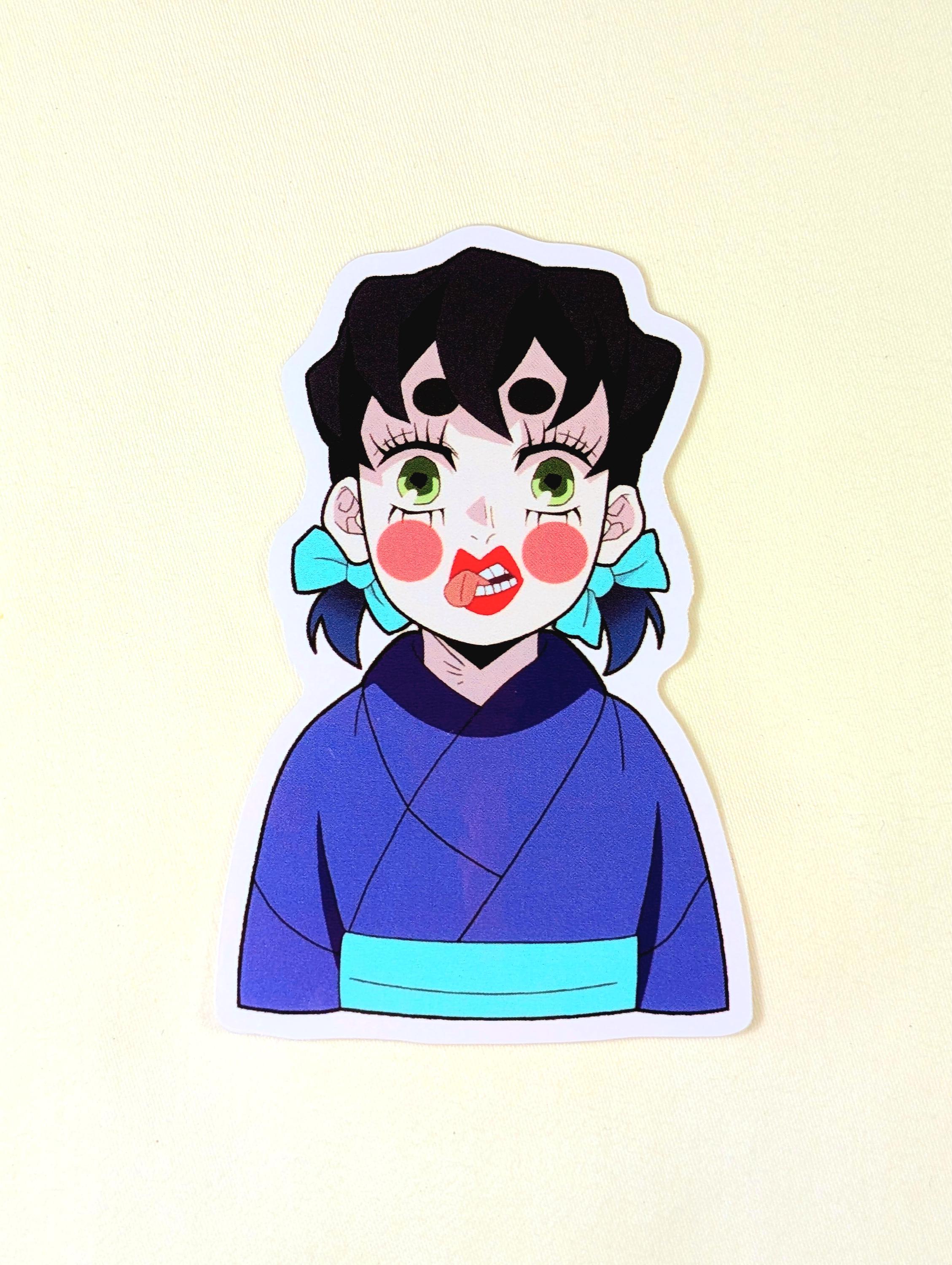 Demon Slayer Tanjiro Inosuke Zenitsu Funny Stickers - Etsy