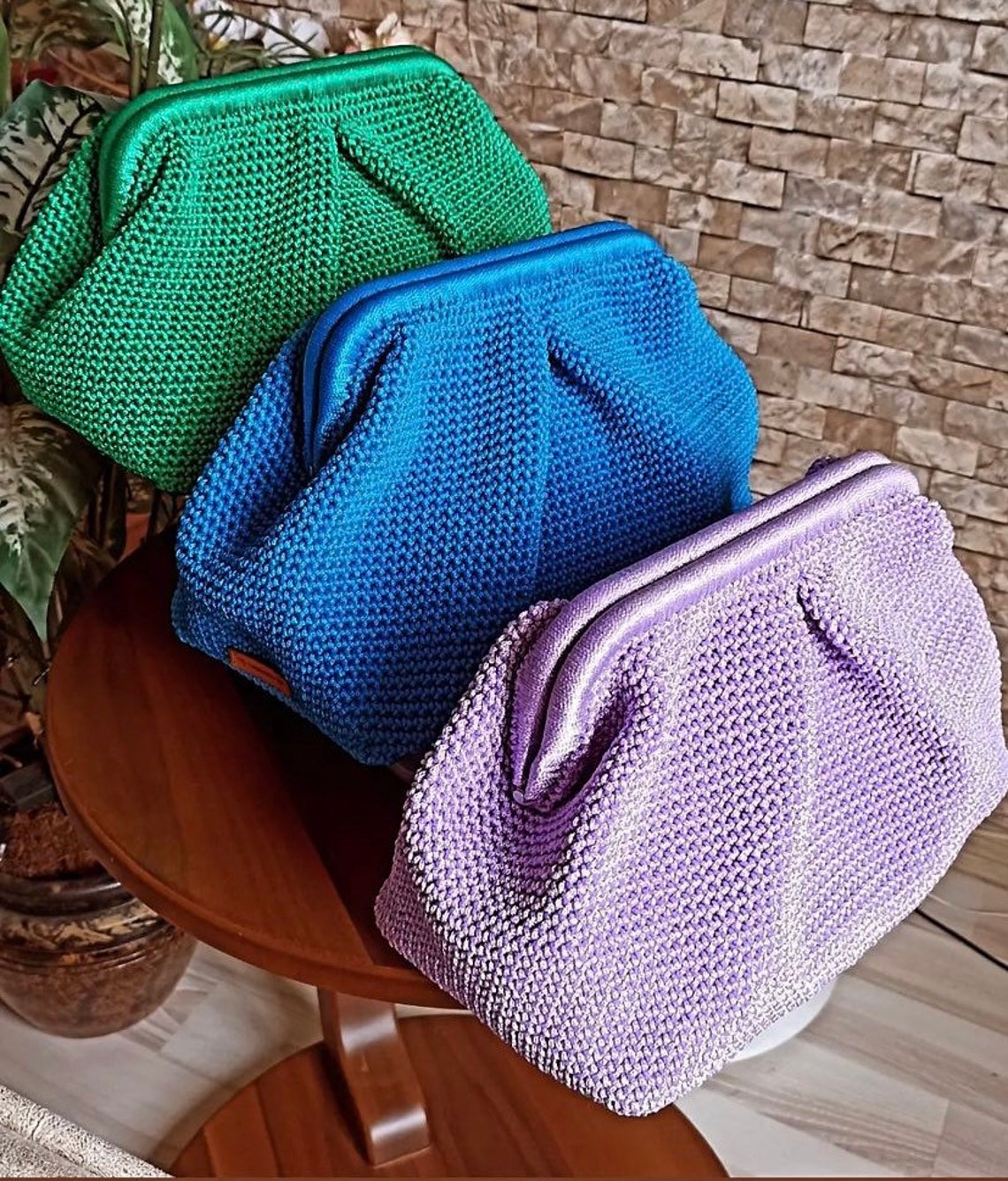 Lively Colored Clutch Bags for Fashionistas Raffia Clutch Etsy