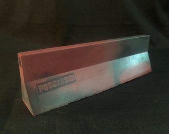 Fingerboard Rampe Skateboard Hindernis Miniatur Beton Jersey Barrier Feature skatepark