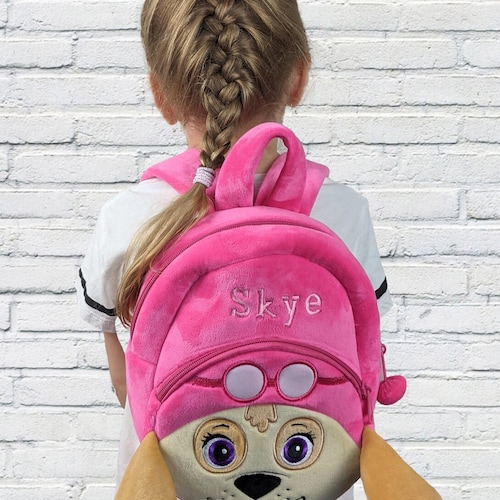 ægtemand Natur smeltet Paw Patrol Skye Plush Cute Toddler Bag Kindergarten Backpack - Etsy