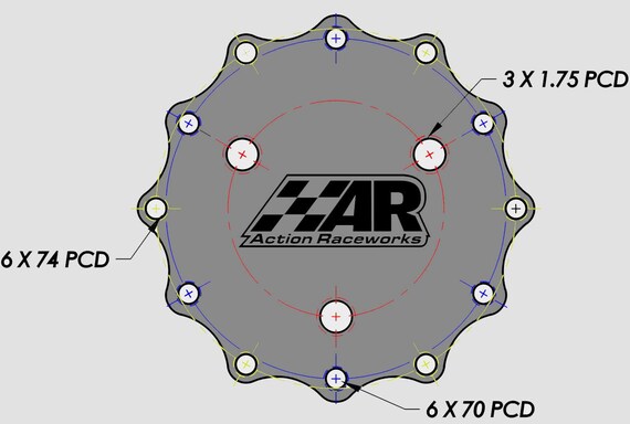 Adaptador de rueda de aluminio Thrustmaster TMX / T150 | Etsy España