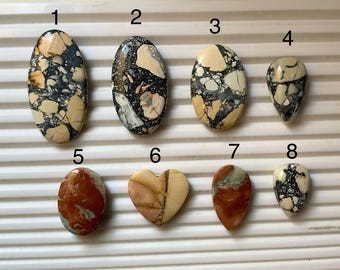 EXCLUSIVA PIEDRA DE JASPE MALIGANO Piedra preciosa natural de jaspe maligano de alta calidad, perfecta para joyería de tamaño colgante.