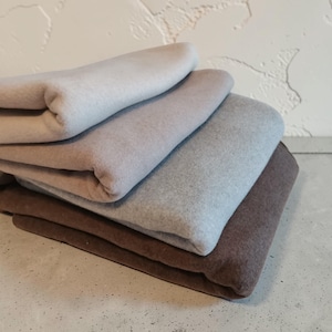 Cotton Fleece GOTS, Bio-Baumwollfleece, 50 x 145 cm