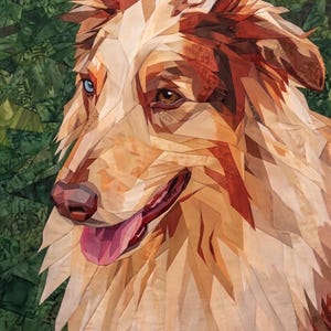 Bailey the Aussie, 72"x90" FPP Quilt Pattern