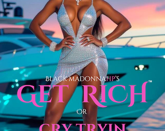 Schwarze MadonnaEPs GET RICH oder Cry Tryin Tarot Karten | Limitierte Edition