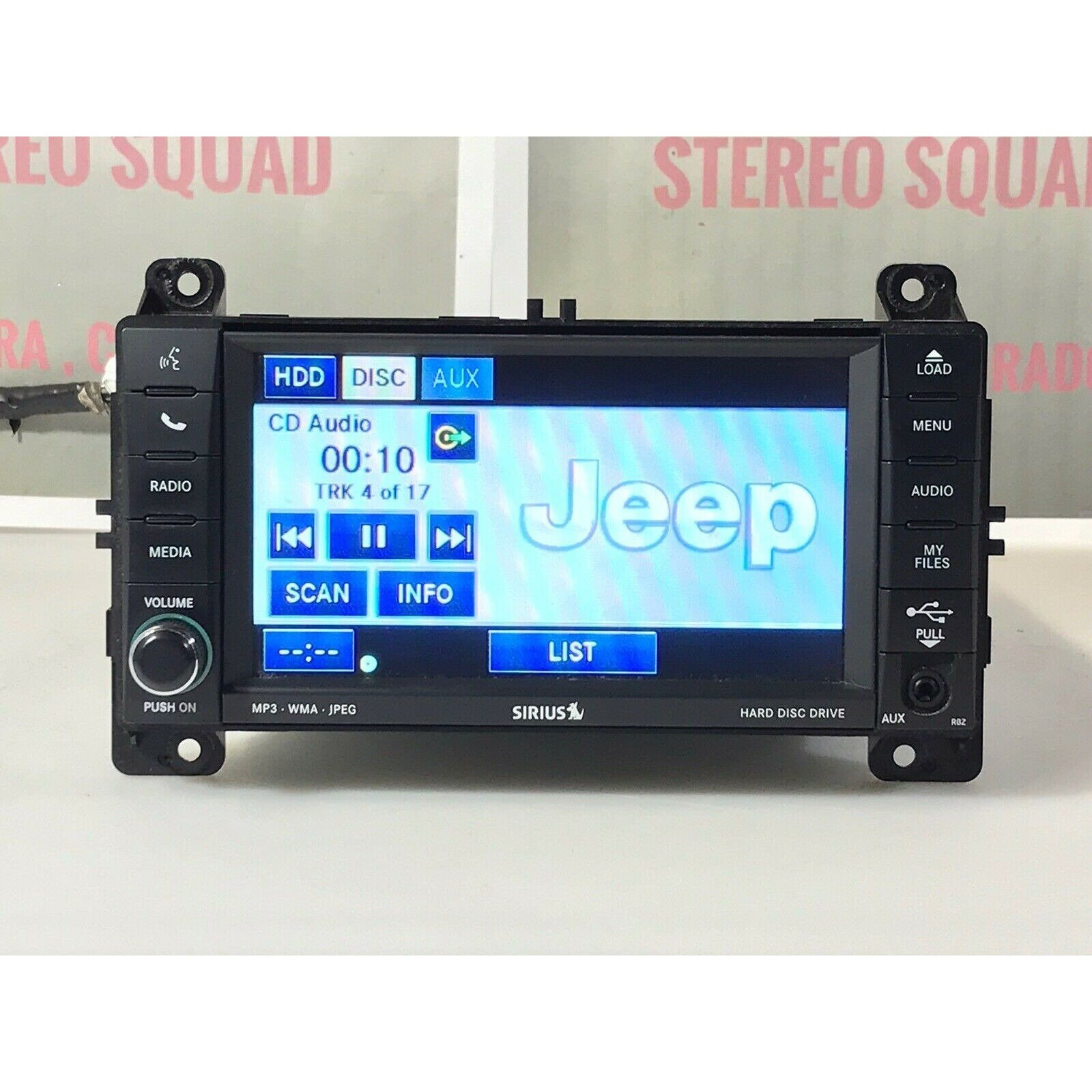 20112013 Jeep Grand Cherokee Sirius Radio CD DVD MP3 Player RBZ CH880A
