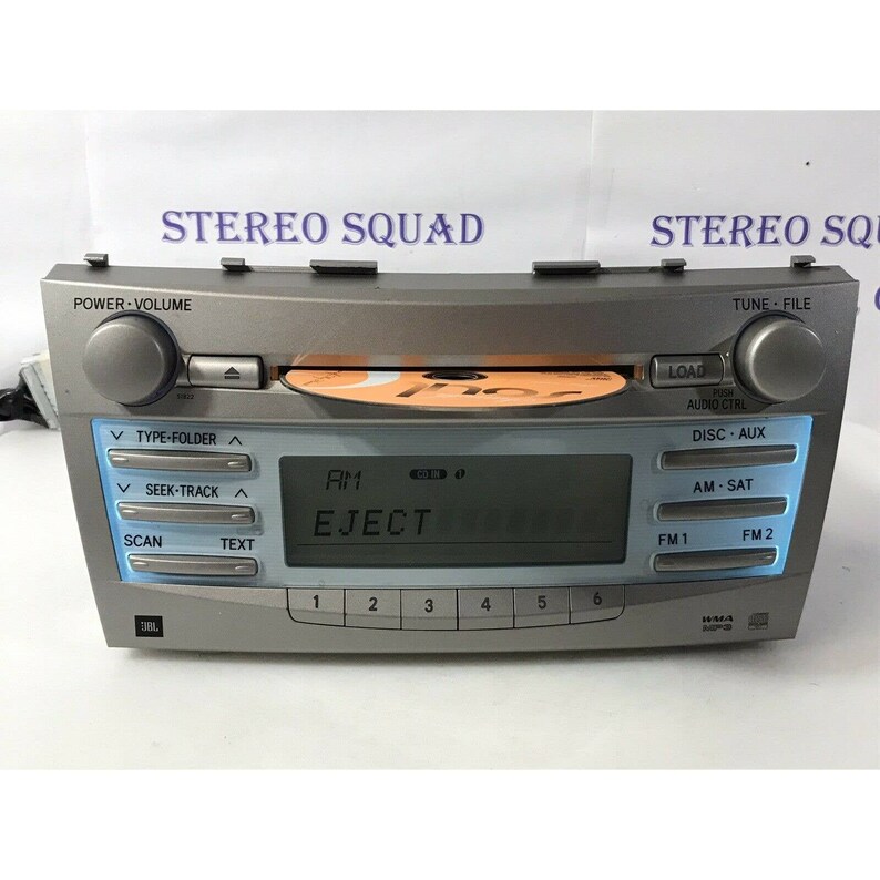 Toyota Camry JBL Radio and 6 CD Changer 8612033A00 51822 Etsy