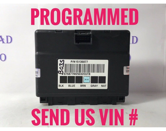 PROGRAMMED Chevrolet GMC Truck BCM Body Control Module - Etsy