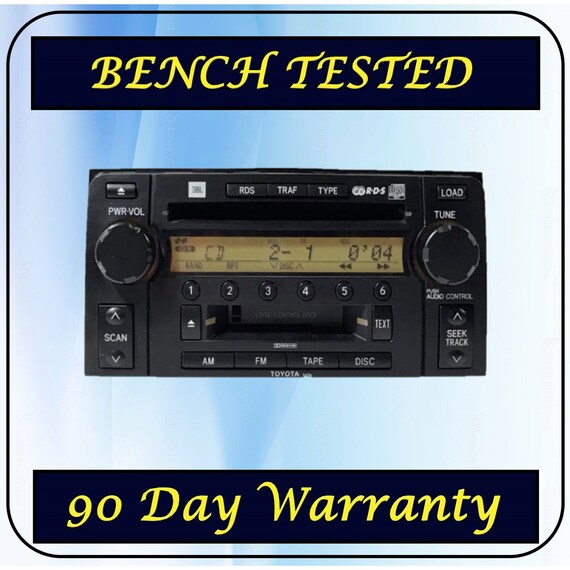 Toyota 4runner Radio 6CD Cassette Player 8612035201 56836 Etsy