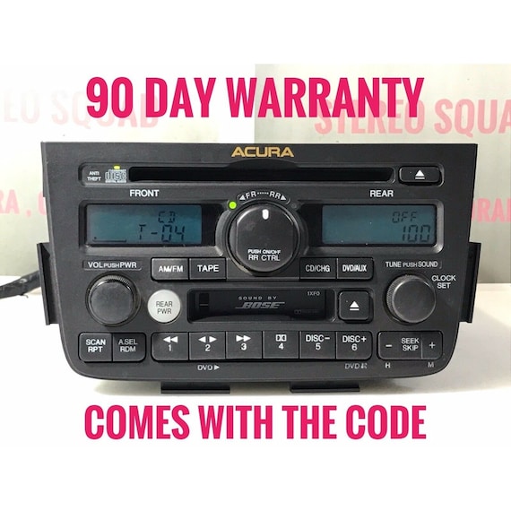 AC633A 03 04 Acura MDX BOSE Radio CD Tape Player With Code Etsy