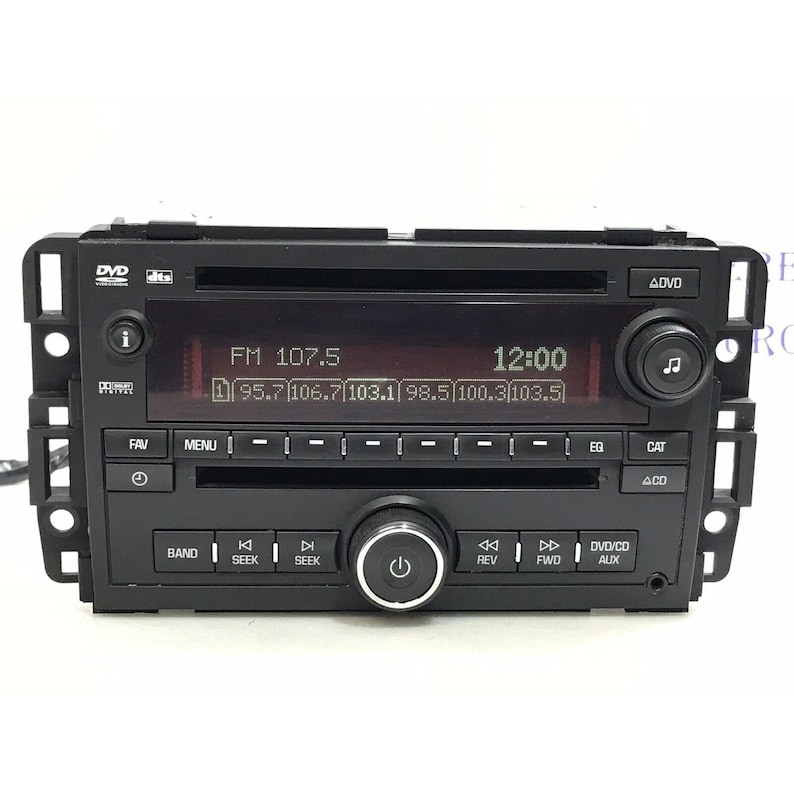 Unlocked GMC Acadia Radio Dvd CD Disc Player Dual Aux Mp3 XM 20940024