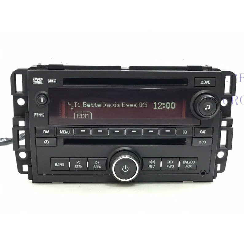 Unlocked GMC Acadia Radio Dvd CD Disc Player Dual Aux Mp3 XM 20940024 GM901 Etsy