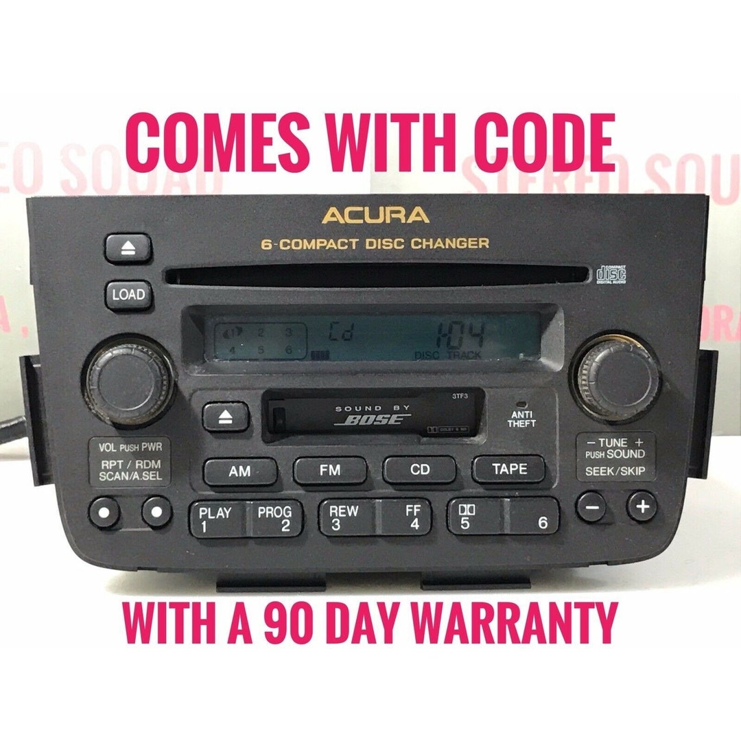 AC634 20012004 Acura MDX Radio 6 CD Player OEM Fully Tested With Code